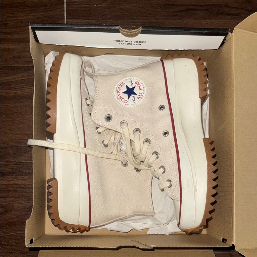 Converse Beige High-Top Sneakers